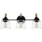 Quoizel Seabreeze Bath 3 Lights Matte Black SEB8622MBK - alternate 4